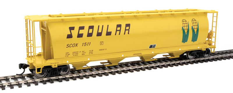 WalthersMainline 910-7860 59' Cylindrical Hopper - Ready to Run -- Scoular SCOX