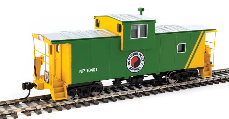 WalthersMainline 910-8718 International Extended Wide-Vision Caboose - Ready to Run -- Northern Pacific