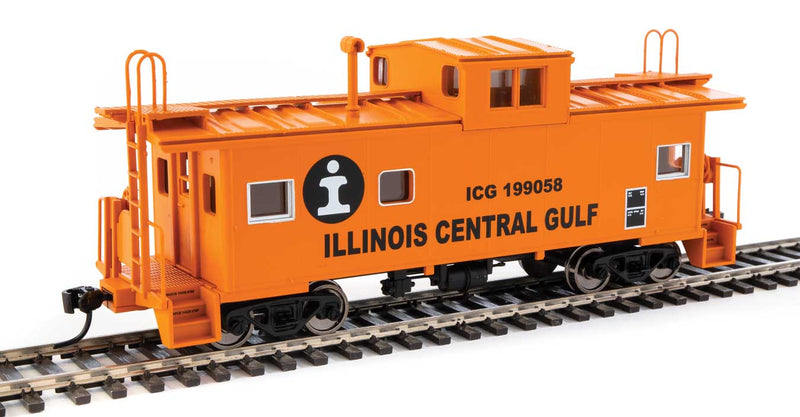 WalthersMainline 910-8771 International Wide-Vision Caboose - Ready to Run -- Illinois Central Gulf