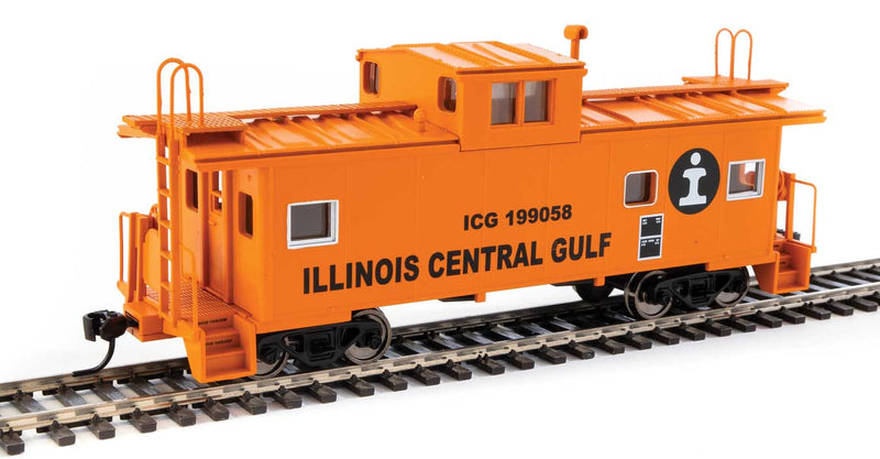 WalthersMainline 910-8771 International Wide-Vision Caboose - Ready to Run -- Illinois Central Gulf