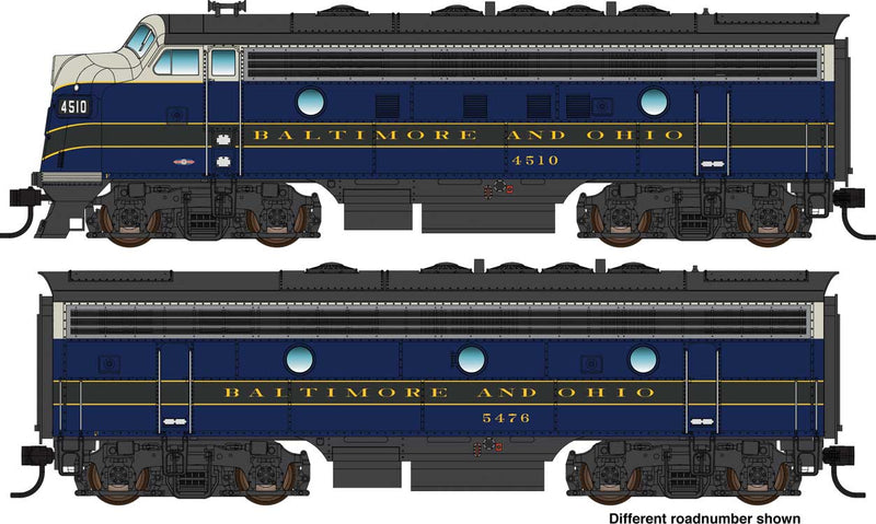 WalthersMainline 910-9950 EMD F7 A-B Set - Standard DC -- Baltimore & Ohio