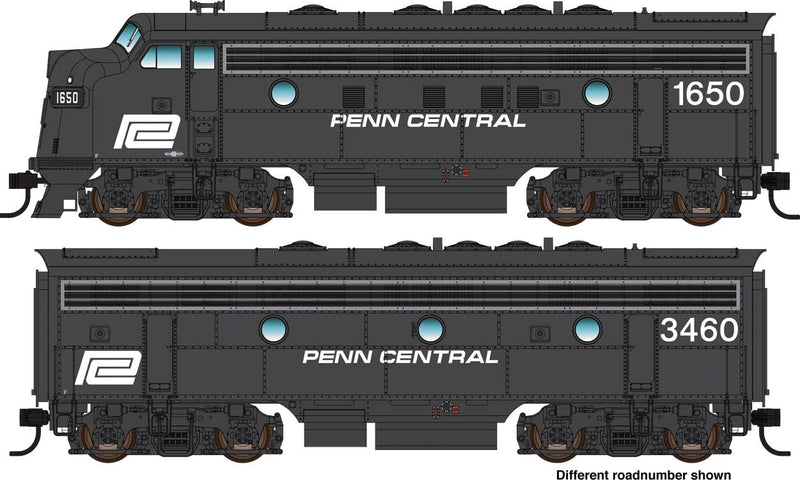 WalthersMainline 910-9960 EMD F7 A-B Set - Standard DC -- Penn Central