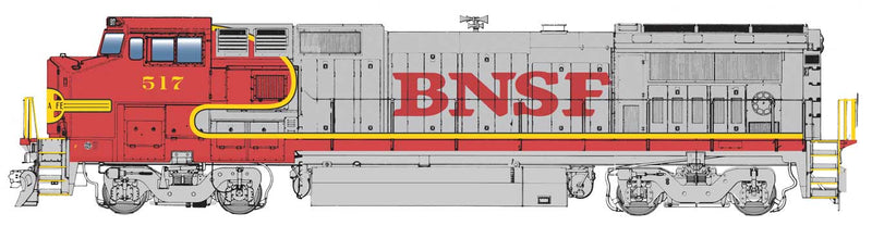 WalthersMainline 910-19569 GE Dash 8-40BW - ESU(R) Sound & DCC -- Burlington Northern Santa Fe