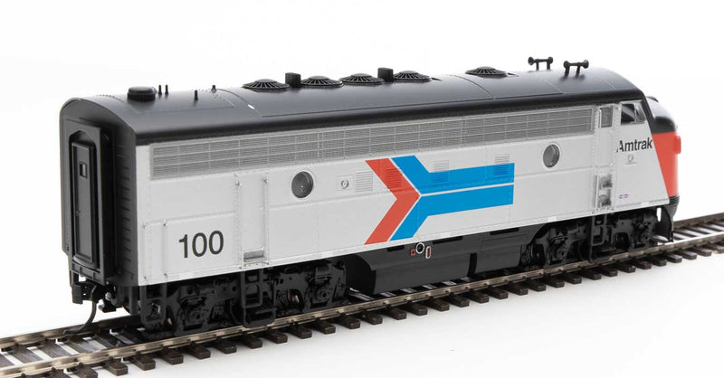 WalthersMainline 910-19956 EMD F7 A-B Set - ESU Sound and DCC -- Amtrak(R) #100, #150 (Phase I, silver, red, blue, black), HO