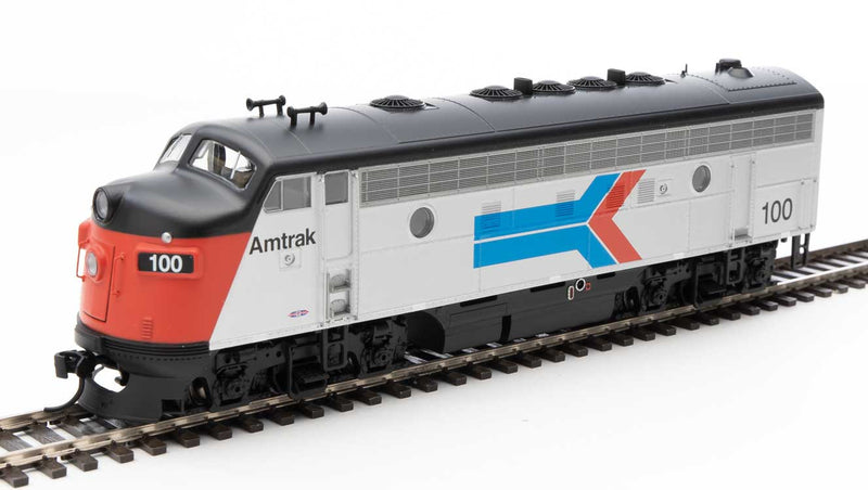 WalthersMainline 910-19956 EMD F7 A-B Set - ESU Sound and DCC -- Amtrak(R) #100, #150 (Phase I, silver, red, blue, black), HO