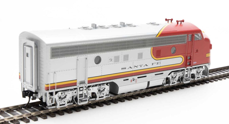 WalthersMainline 910-19960 EMD F7 A-B Set - ESU Sound and DCC -- Santa Fe #325L, #325A (Passenger Warbonnet, silver, red, black), HO