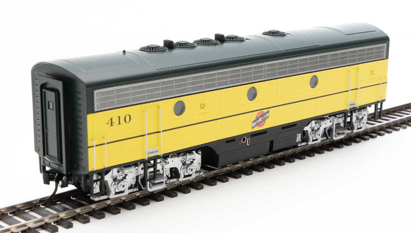 WalthersMainline 910-19968 EMD F7 A-B Set - ESU Sound and DCC -- Chicago & North Western(TM) #401, #410 (yellow, green, silver, black), HO