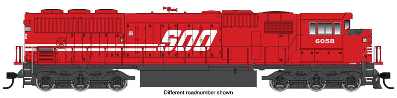 WalthersMainline 910-20322 EMD SD60M with 3-Piece Windshield - ESU(R) Sound & DCC -- Soo Line