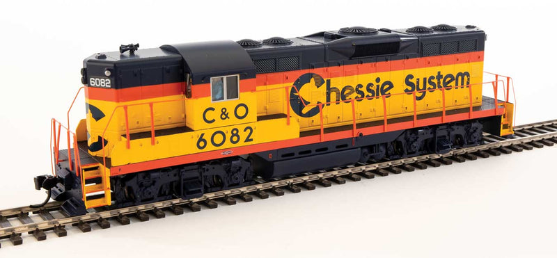 WalthersMainline 910-20481 EMD GP9 Phase II with High Hood - ESU(R) Sound and DCC -- Chessie/C&O