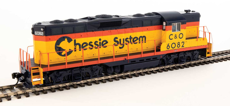 WalthersMainline 910-20481 EMD GP9 Phase II with High Hood - ESU(R) Sound and DCC -- Chessie/C&O