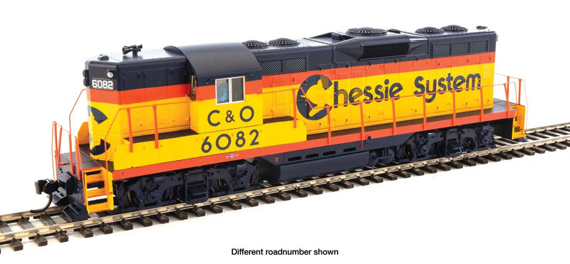 WalthersMainline 910-10481 EMD GP9 Phase II with High Hood - Standard DC -- Chessie/C&O