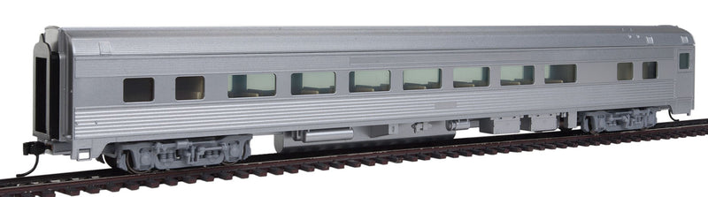 WalthersMainline 910-30000 85' Budd Large-Window Coach - Ready to Run -- Painted, Unlettered (silver), HO