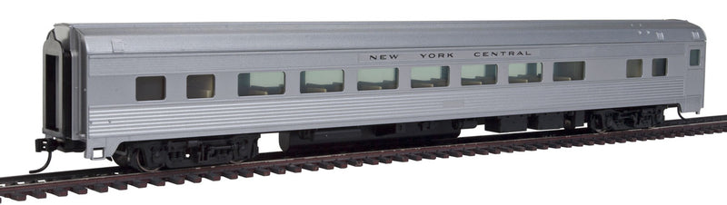 WalthersMainline 910-30005 85' Budd Large-Window Coach - Ready to Run -- New York Central (silver), HO