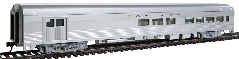 WalthersMainline 910-30052 85' Budd Baggage-Lounge - Ready to Run -- Santa Fe (silver), HO