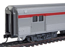 WalthersMainline 910-30057 85' Budd Baggage-Lounge - Ready to Run - Southern Pacific (silver, red), HO Scale