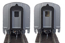WalthersMainline 910-30057 85' Budd Baggage-Lounge - Ready to Run - Southern Pacific (silver, red), HO Scale