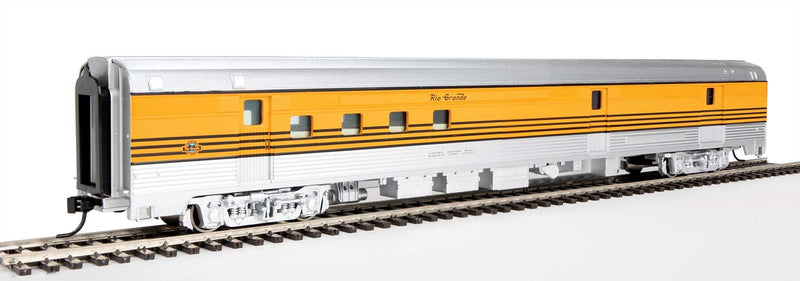 Walthers Mainline 910-30314 85' Budd Baggage-Railway Post Office - Ready To Run -- Denver & Rio Grande Western, HO