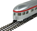 WalthersMainline 910-30357 85' Budd Observation - Ready To Run -- Southern Pacific(TM) (silver, red), HO Scale