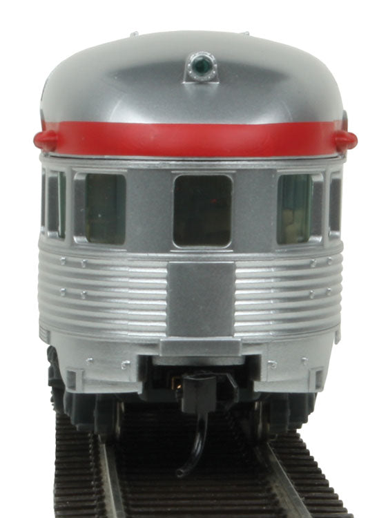 WalthersMainline 910-30357 85' Budd Observation - Ready To Run -- Southern Pacific(TM) (silver, red), HO Scale