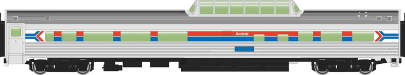 Walthers Mainline 910-30408 85' Budd Dome Coach - Ready to Run -- Amtrak(R) Phase I, HO