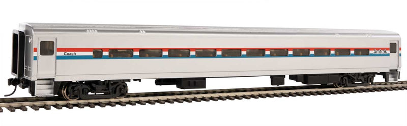 Walthers Mainline 910-31000 85' Horizon Fleet Coach - Ready to Run -- Amtrak (Phase III, equal red, white, blue stripes), HO