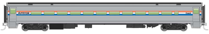 Walthers Mainline 910-31000 85' Horizon Fleet Coach - Ready to Run -- Amtrak (Phase III, equal red, white, blue stripes), HO