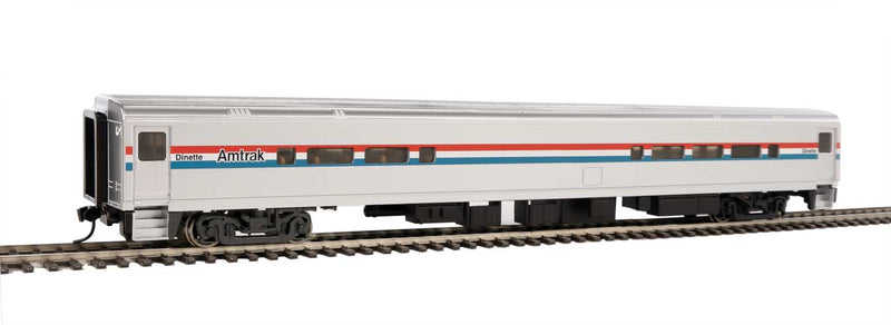 Walthers Mainline 910-31050 85' Horizon Food Service Car - Ready to Run -- Amtrak (Phase III, equal red, white, blue stripes), HO