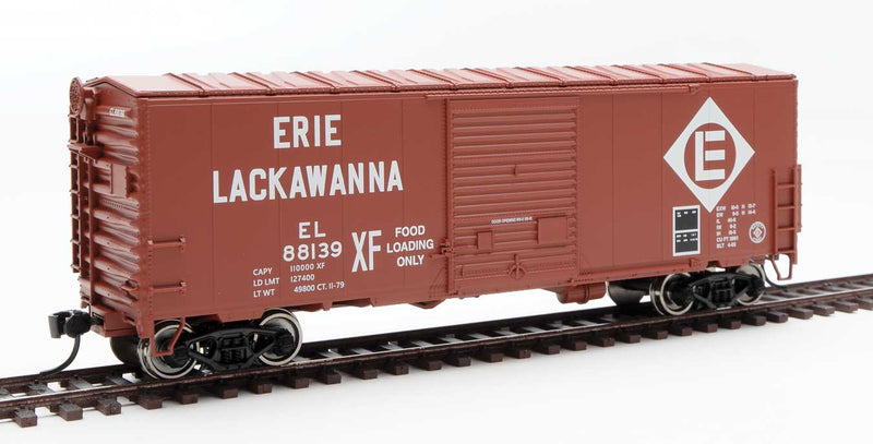 WalthersMainline 910-45001 40' ACF Modernized Welded Boxcar w/8' Youngstown Door - Ready to Run -- Erie Lackawanna