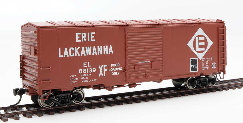 WalthersMainline 910-45001 40' ACF Modernized Welded Boxcar w/8' Youngstown Door - Ready to Run -- Erie Lackawanna