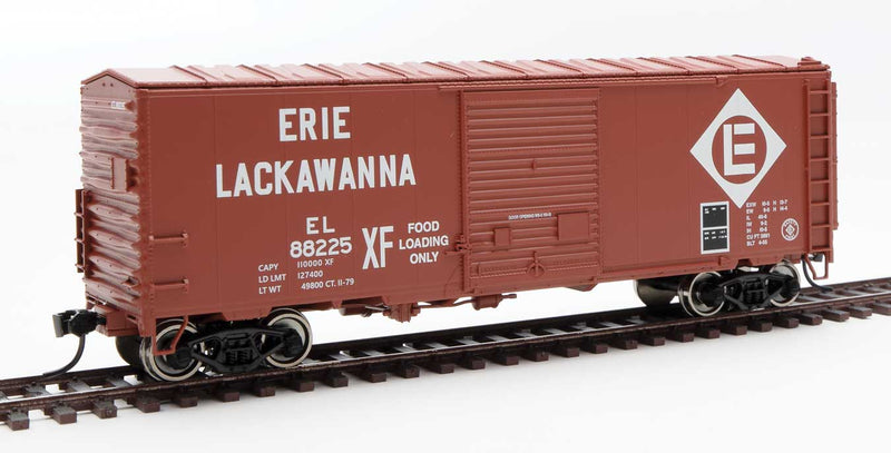 WalthersMainline 910-45003 40' ACF Modernized Welded Boxcar w/8' Youngstown Door - Ready to Run -- Erie Lackawanna