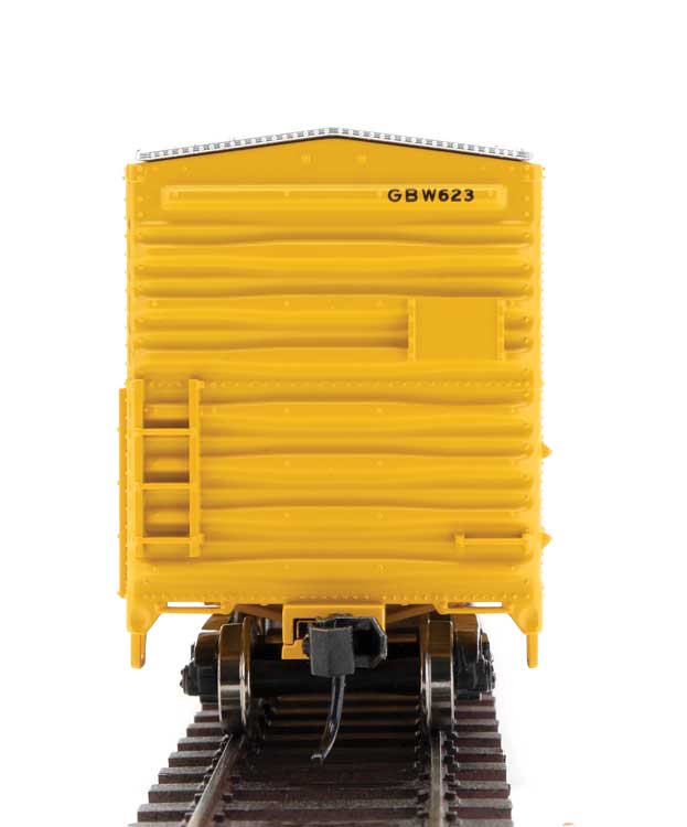 WalthersMainline 910-45006 40' ACF Modernized Welded Boxcar w/8' Youngstown Door - Ready to Run -- Green Bay & Western