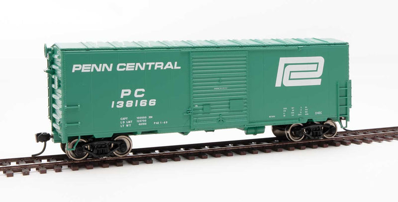 WalthersMainline 910-45014 40' ACF Modernized Welded Boxcar w/8' Youngstown Door - Ready to Run -- Penn Central