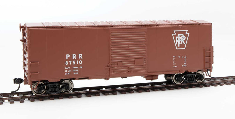 WalthersMainline 910-45016 40' ACF Modernized Welded Boxcar w/8' Youngstown Door - Ready to Run -- Pennsylvania Railroad