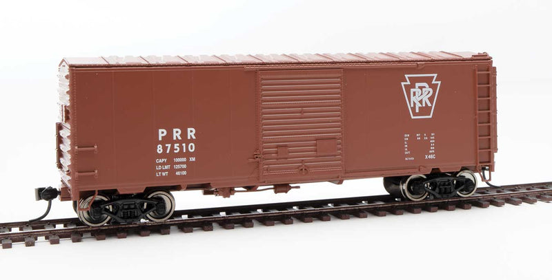 WalthersMainline 910-45016 40' ACF Modernized Welded Boxcar w/8' Youngstown Door - Ready to Run -- Pennsylvania Railroad