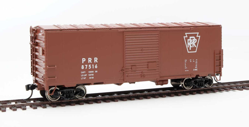 WalthersMainline 910-45017 40' ACF Modernized Welded Boxcar w/8' Youngstown Door - Ready to Run -- Pennsylvania Railroad