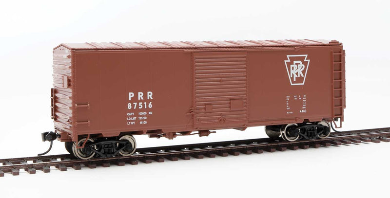 WalthersMainline 910-45017 40' ACF Modernized Welded Boxcar w/8' Youngstown Door - Ready to Run -- Pennsylvania Railroad