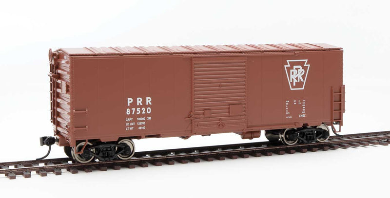 WalthersMainline 910-45018 40' ACF Modernized Welded Boxcar w/8' Youngstown Door - Ready to Run -- Pennsylvania Railroad