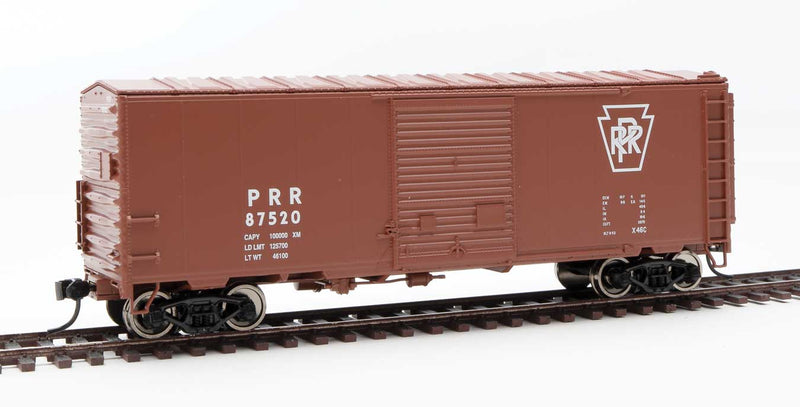 WalthersMainline 910-45018 40' ACF Modernized Welded Boxcar w/8' Youngstown Door - Ready to Run -- Pennsylvania Railroad