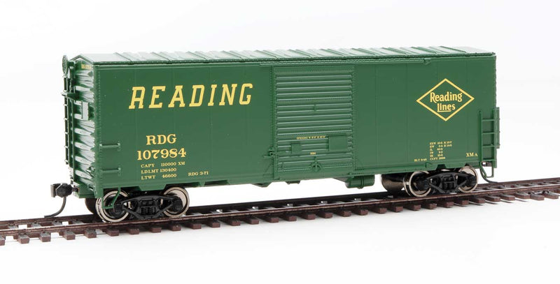 WalthersMainline 910-45020 40' ACF Modernized Welded Boxcar w/8' Youngstown Door - Ready to Run -- Reading