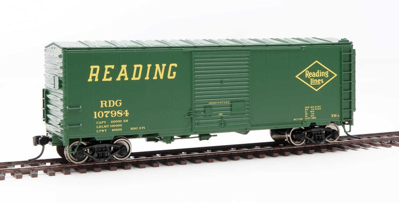 WalthersMainline 910-45020 40' ACF Modernized Welded Boxcar w/8' Youngstown Door - Ready to Run -- Reading