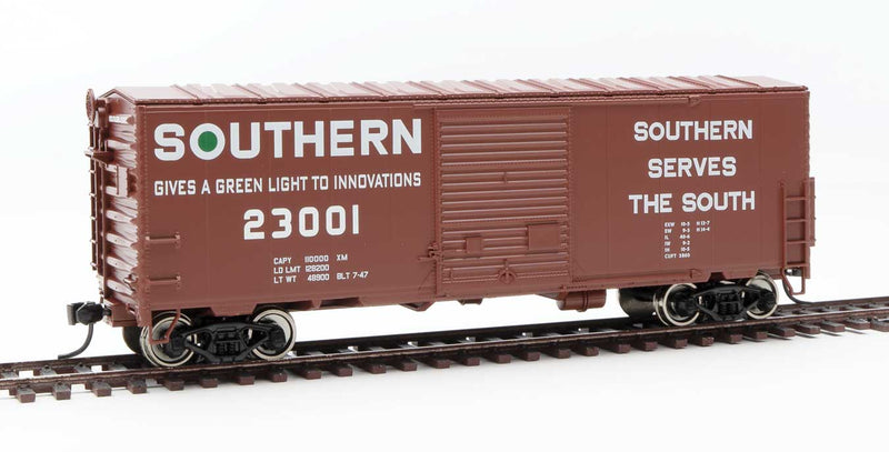 WalthersMainline 910-45022 40' ACF Modernized Welded Boxcar w/8' Youngstown Door - Ready to Run -- Southern