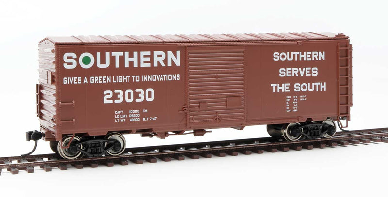 WalthersMainline 910-45023 40' ACF Modernized Welded Boxcar w/8' Youngstown Door - Ready to Run -- Southern