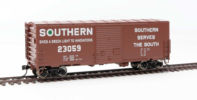 WalthersMainline 910-45024 40' ACF Modernized Welded Boxcar w/8' Youngstown Door - Ready to Run -- Southern