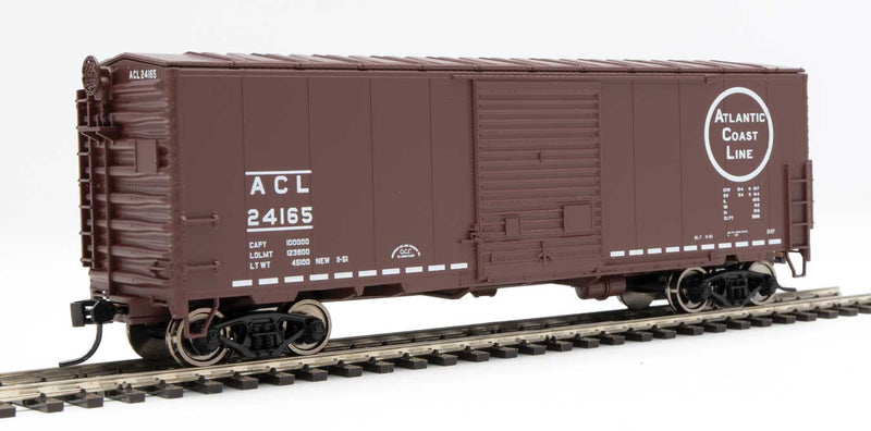 WalthersMainline 910-45025 40' ACF Modernized Welded Boxcar w/8' Youngstown Door - Ready to Run -- Atlantic Coast Line