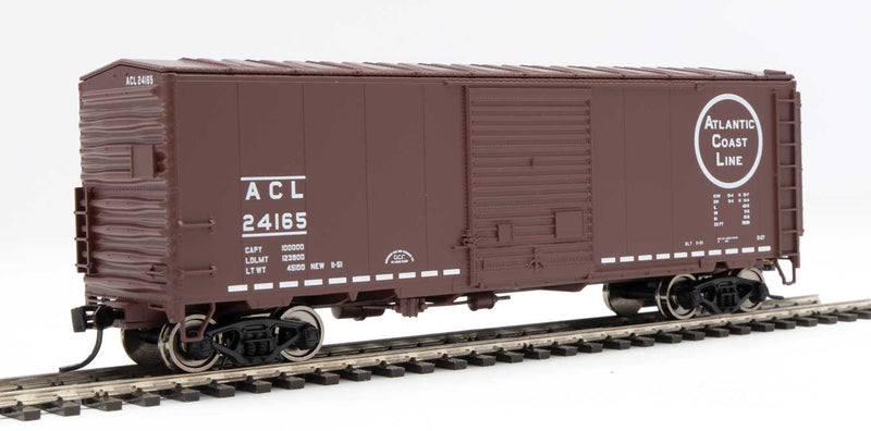 WalthersMainline 910-45025 40' ACF Modernized Welded Boxcar w/8' Youngstown Door - Ready to Run -- Atlantic Coast Line