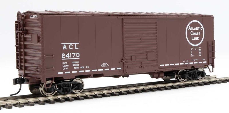 WalthersMainline 910-45026 40' ACF Modernized Welded Boxcar w/8' Youngstown Door - Ready to Run -- Atlantic Coast Line