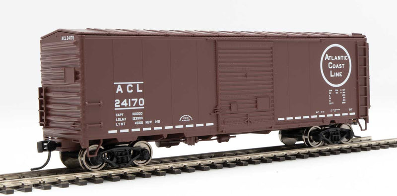 WalthersMainline 910-45026 40' ACF Modernized Welded Boxcar w/8' Youngstown Door - Ready to Run -- Atlantic Coast Line