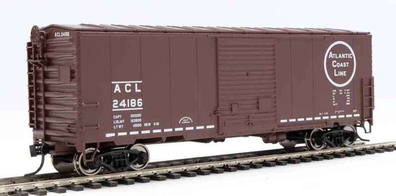 WalthersMainline 910-45027 40' ACF Modernized Welded Boxcar w/8' Youngstown Door - Ready to Run -- Atlantic Coast Line