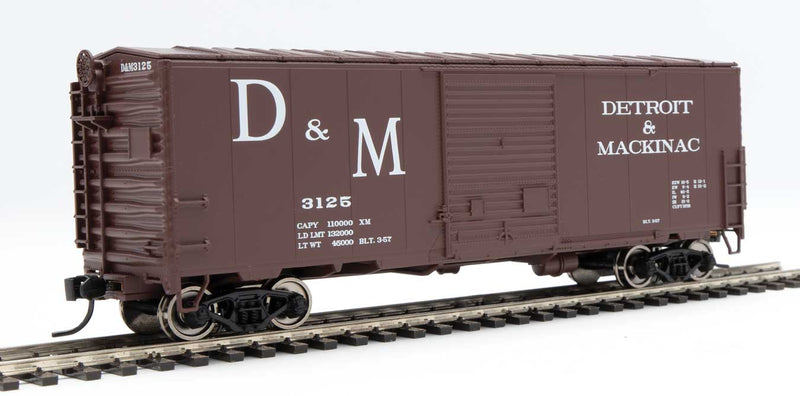 WalthersMainline 910-45032 40' ACF Modernized Welded Boxcar w/8' Youngstown Door - Ready to Run -- Detroit & Mackinac