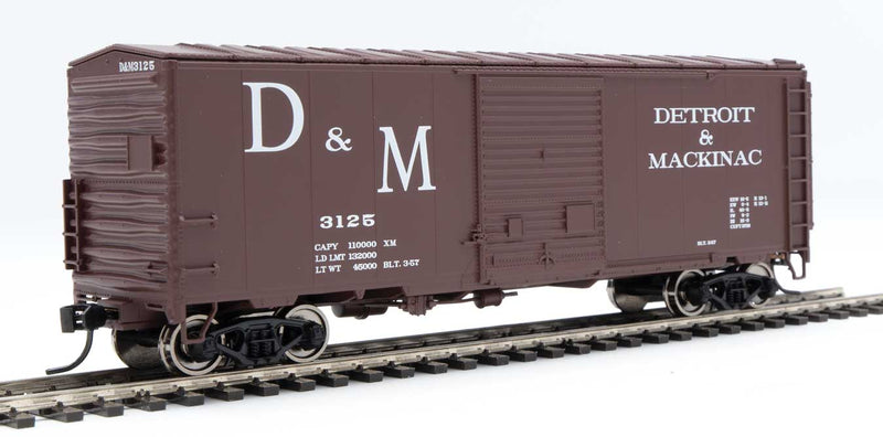 WalthersMainline 910-45032 40' ACF Modernized Welded Boxcar w/8' Youngstown Door - Ready to Run -- Detroit & Mackinac